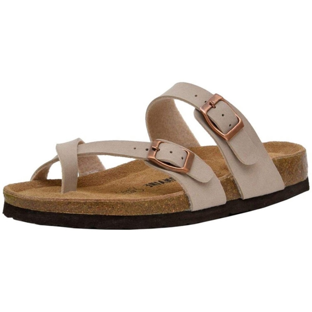 Cushionaire | Luna Cork Footbed Sandal Size 7.5